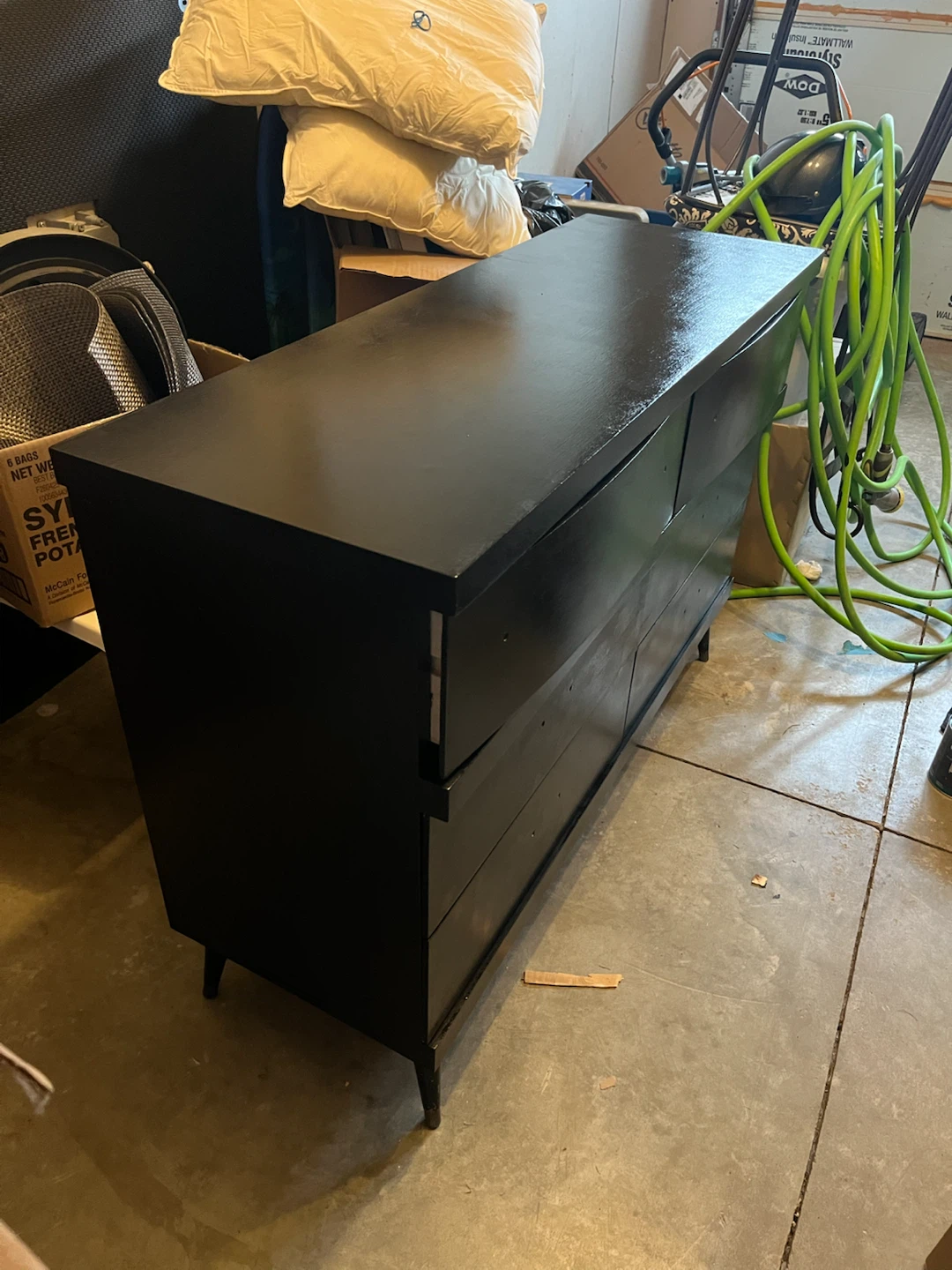 Black 6-Drawer Dresser - photo 4