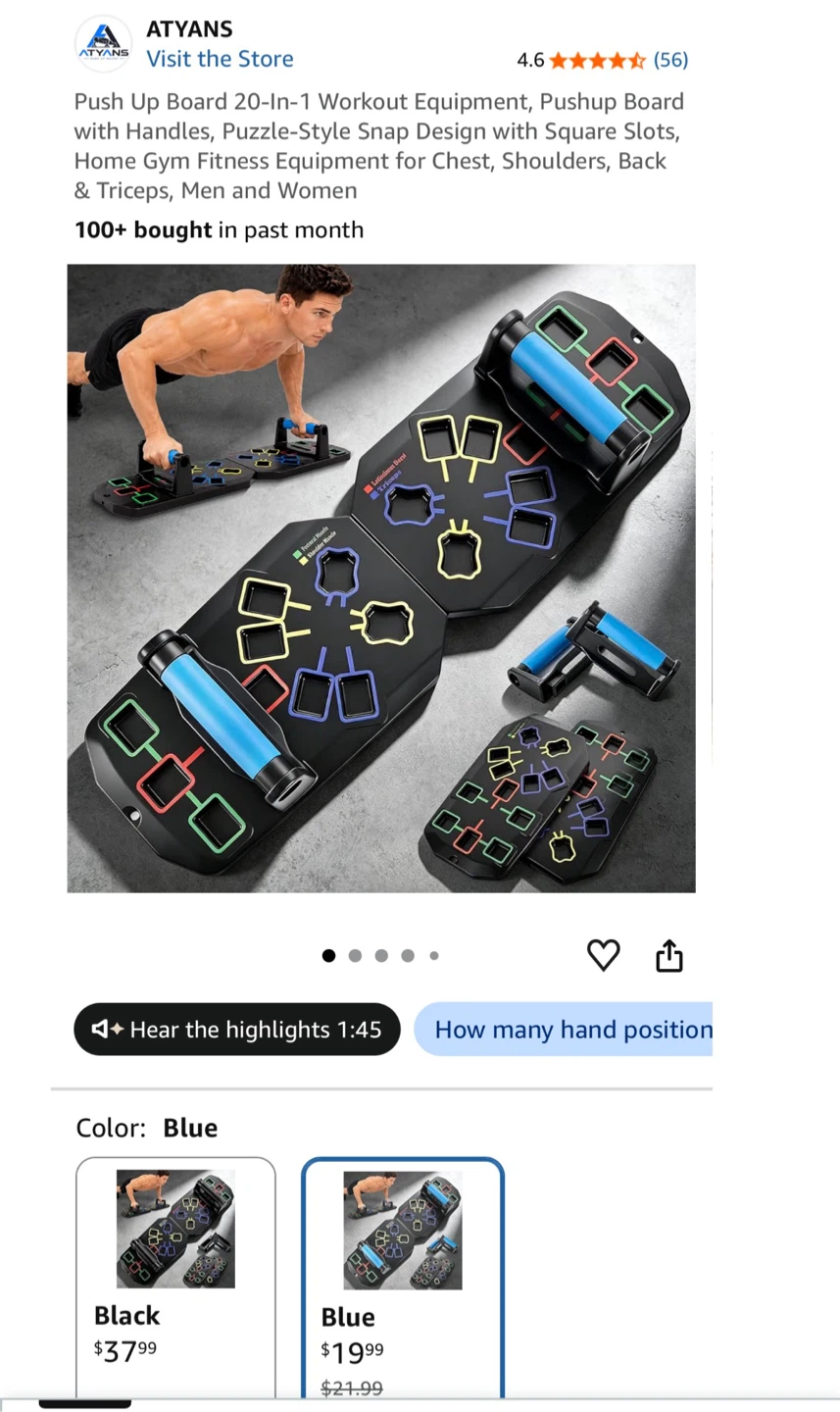 20-in-1 Push Up Board - photo 3