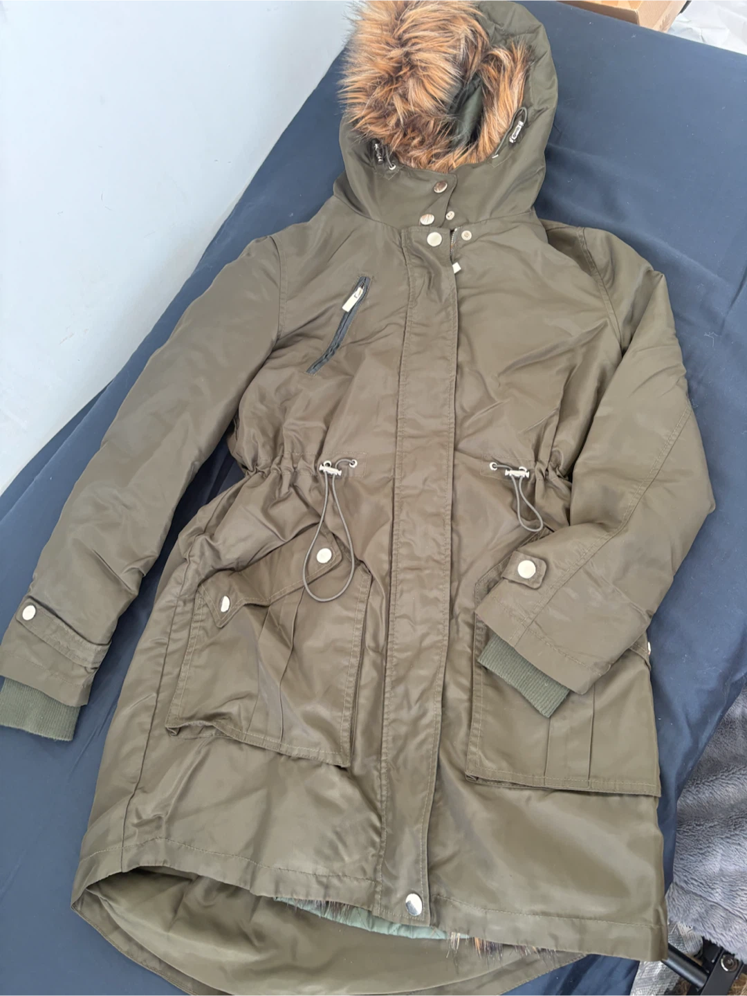 Dynamite Olive Green Winter Parka