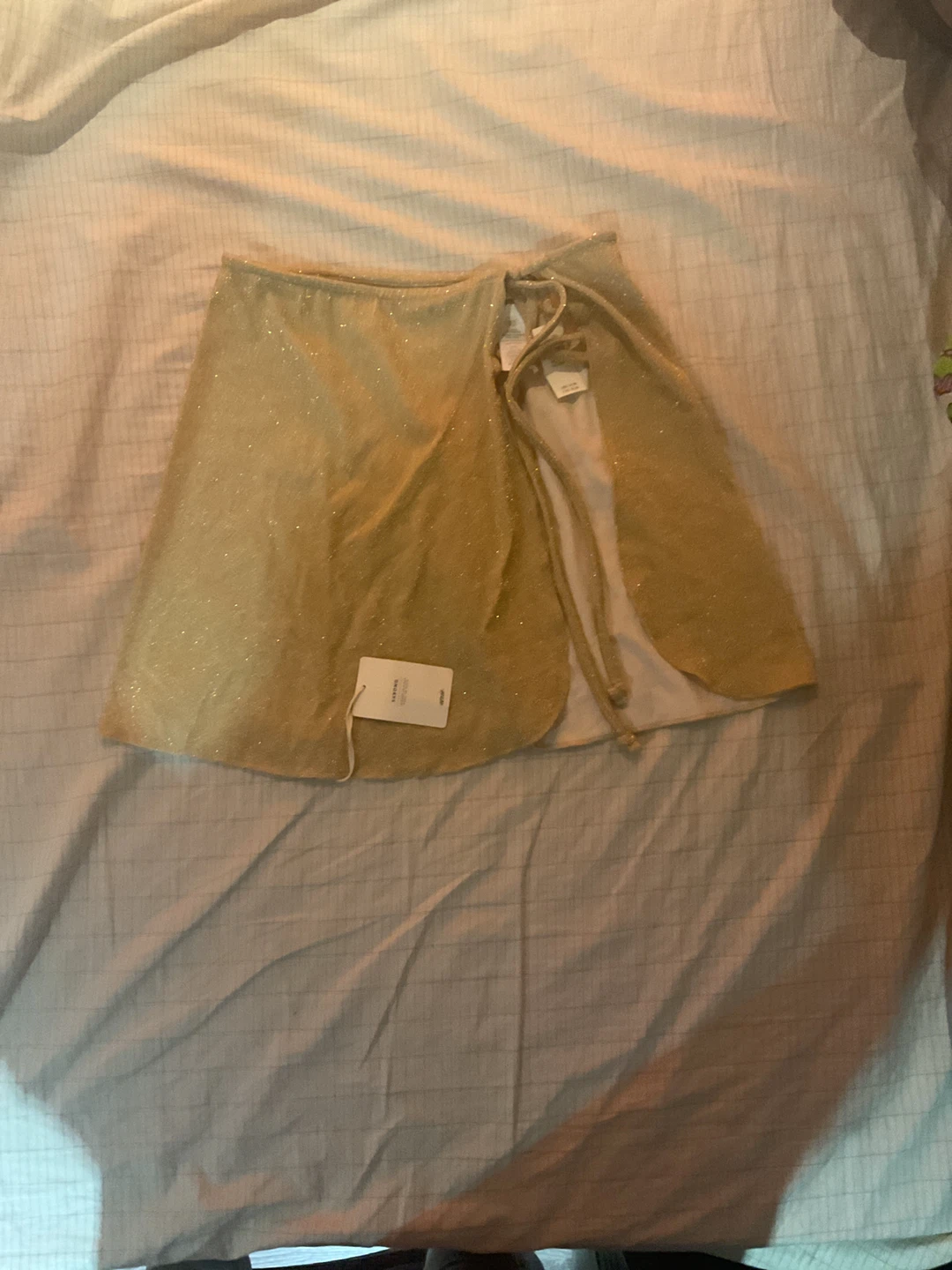 Aritzia Sunday Best Shimmer Wrap Skirt