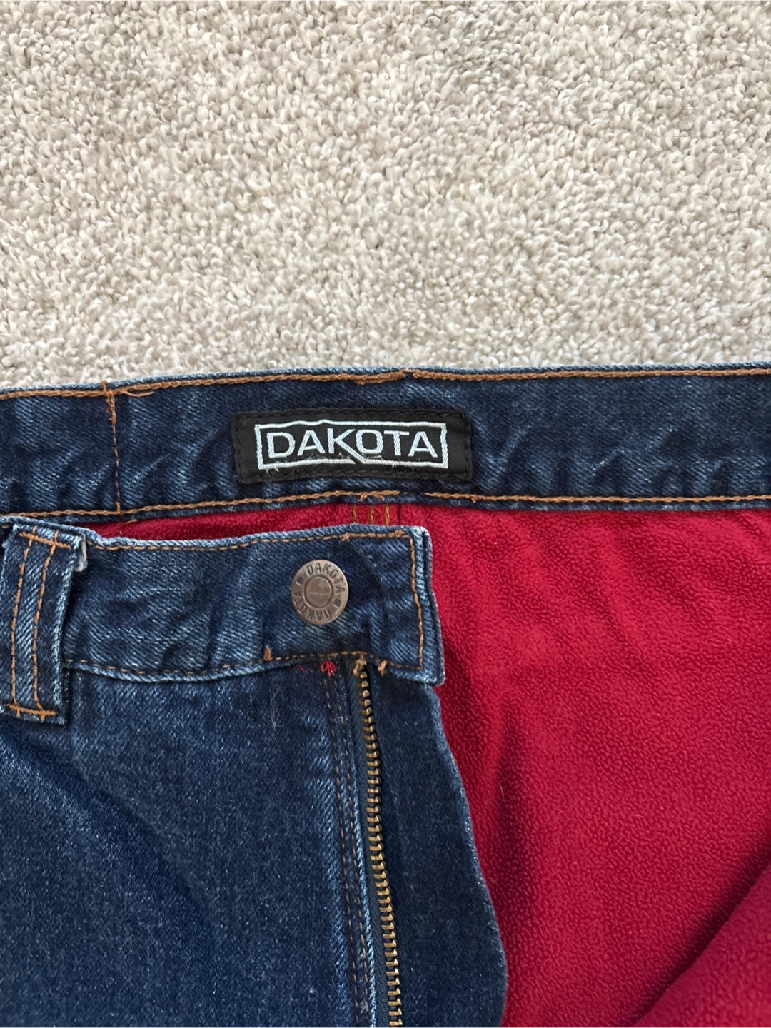 Dakota Flannel-Lined Work Jeans 34x32 - photo 3