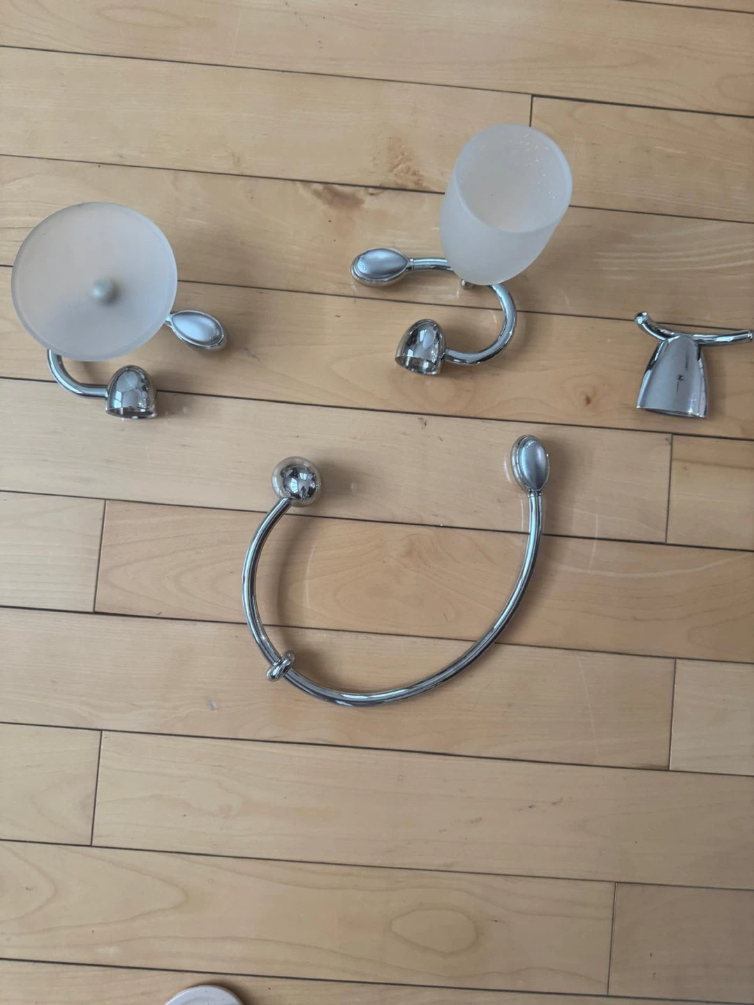 Chrome Bathroom Accessory Set