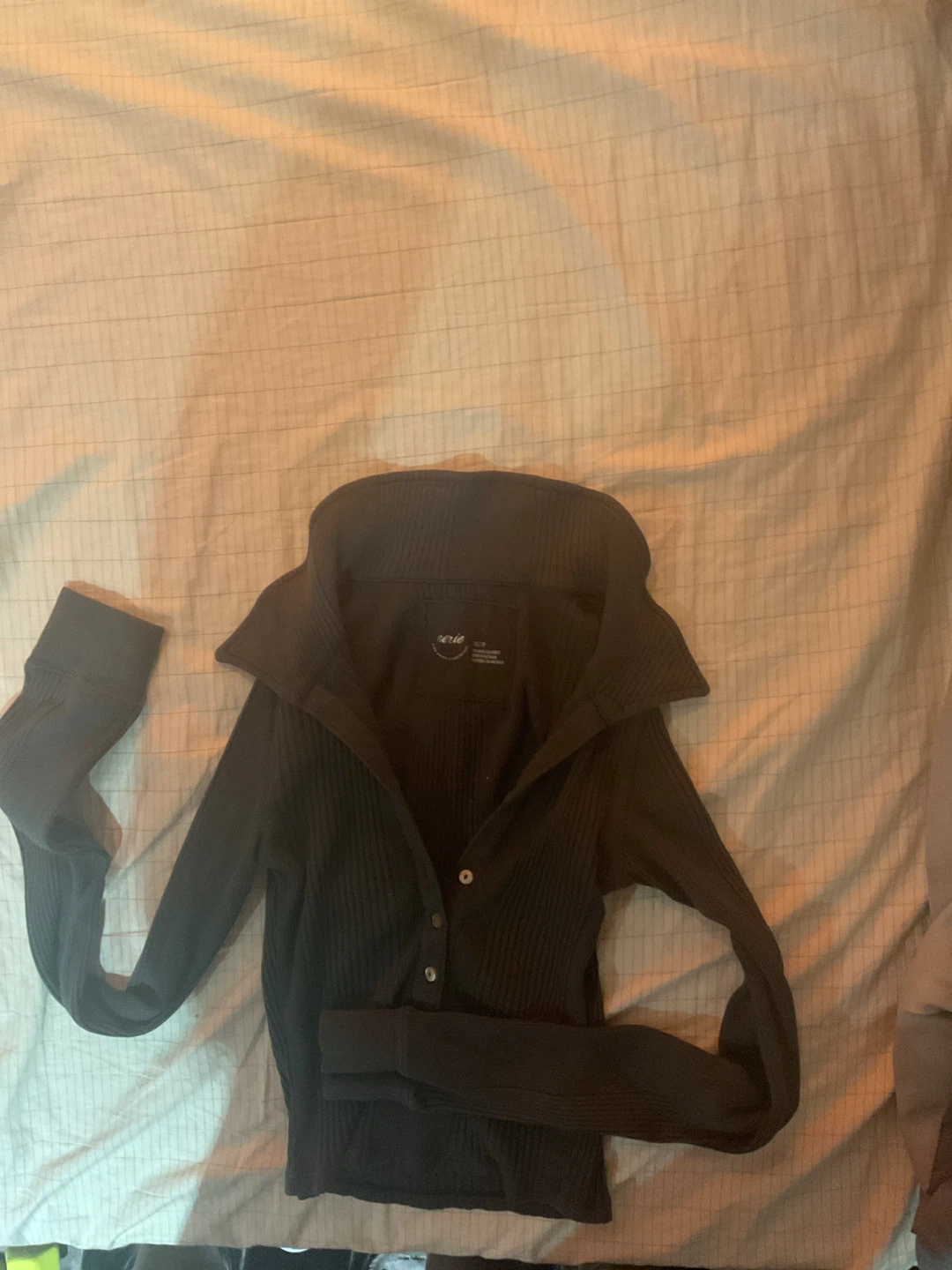Aerie Ribbed Long Sleeve Shirt