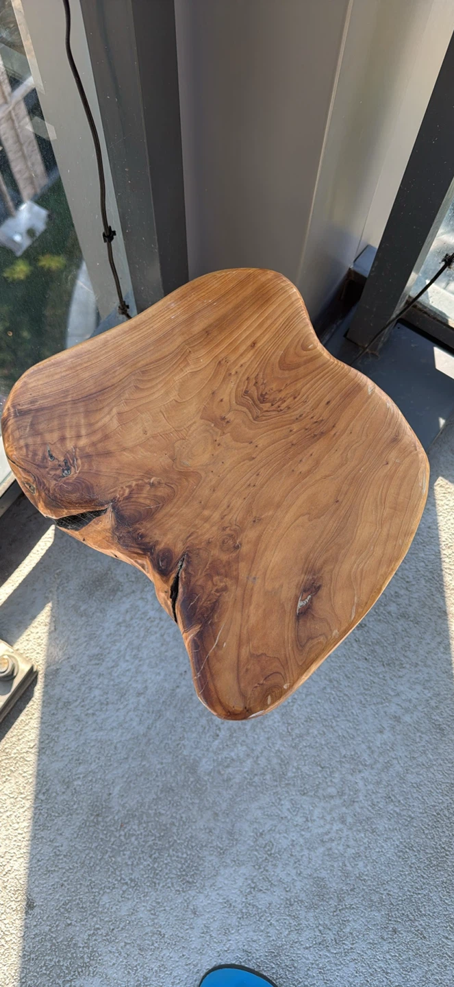 Live Edge Wooden Stool - photo 2