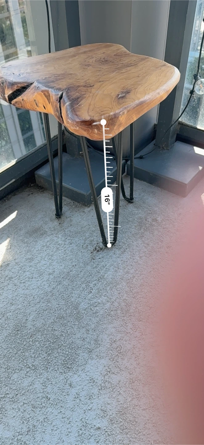 Live Edge Wooden Stool - photo 3