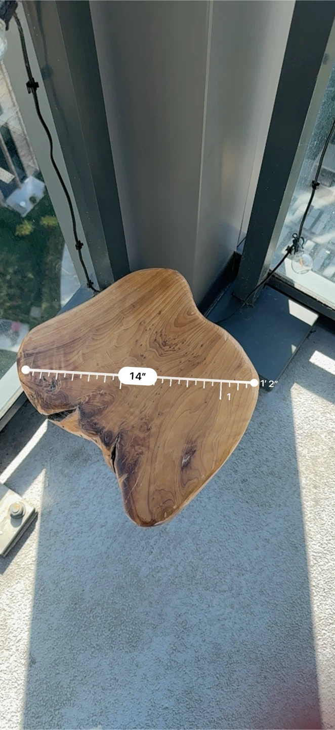 Live Edge Wooden Stool - photo 4