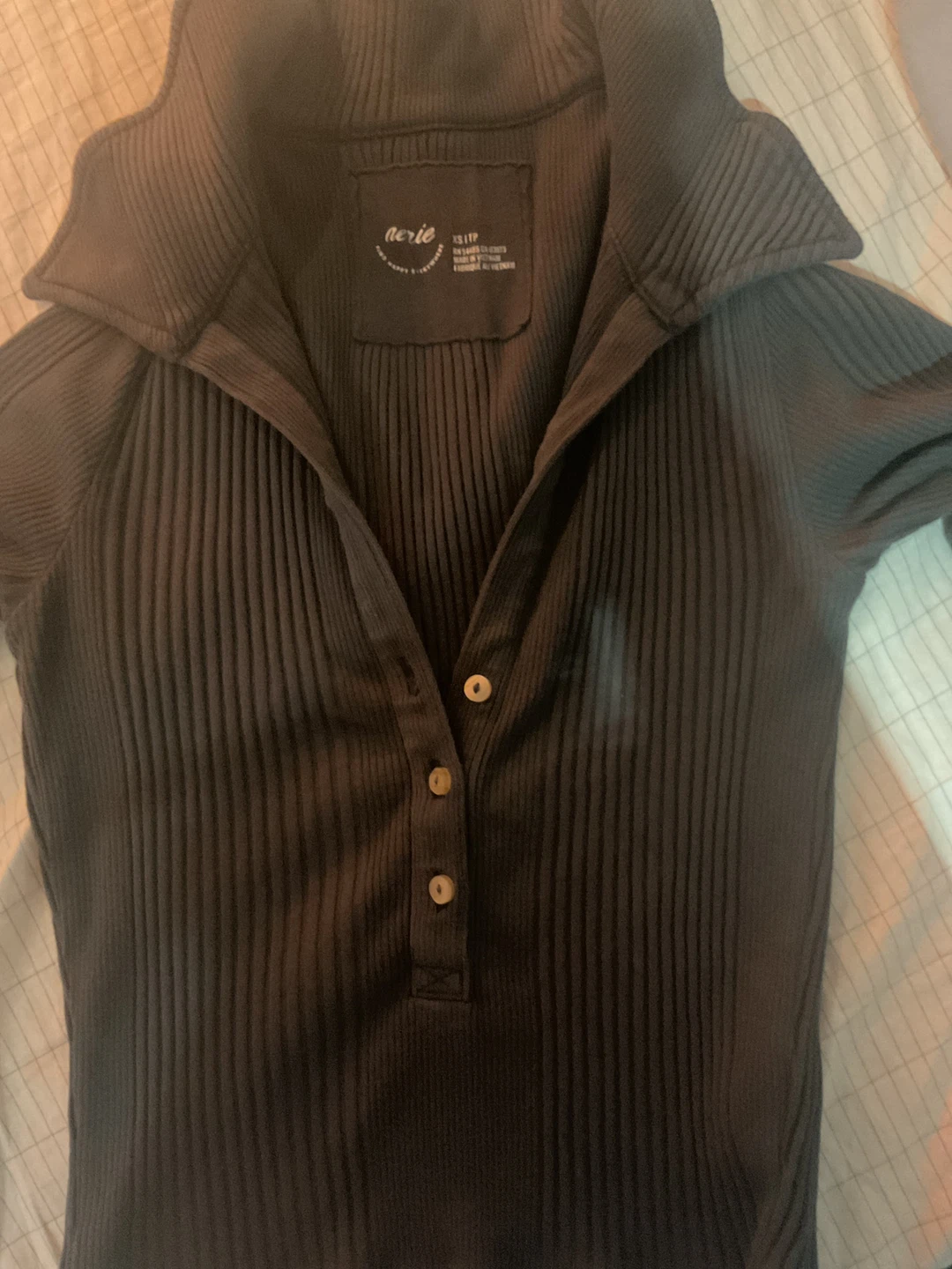 Aerie Ribbed Long Sleeve Shirt - photo 2