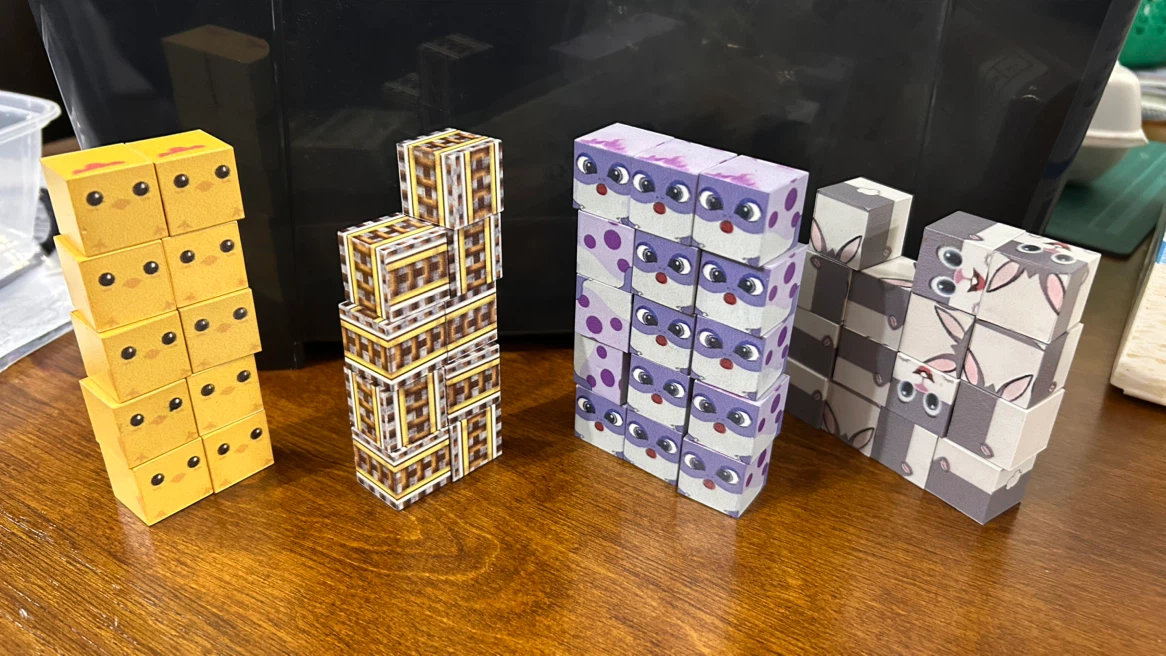 Set of Character Magnetic Blocks