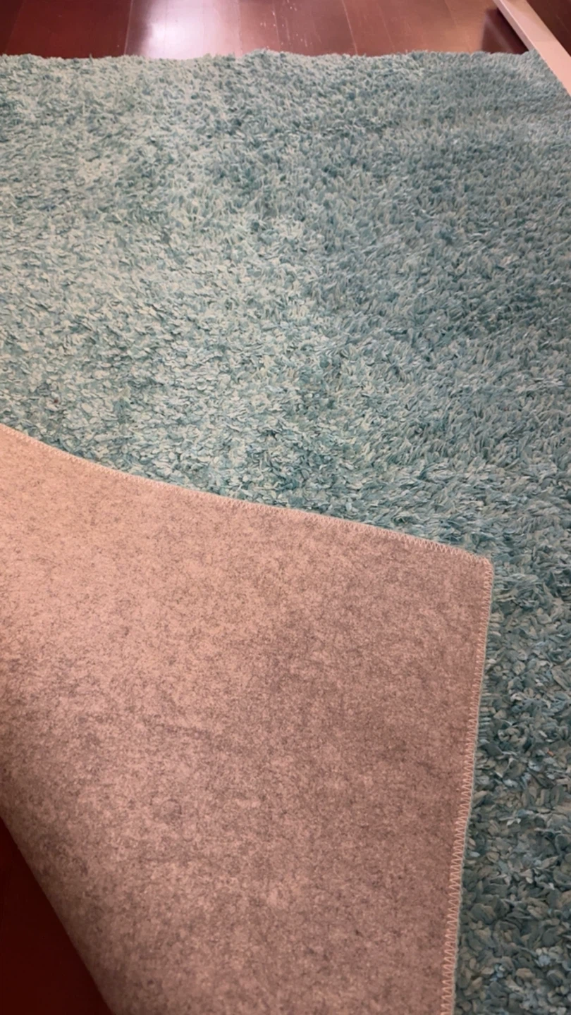 Light Blue Shag Area Rug - photo 3