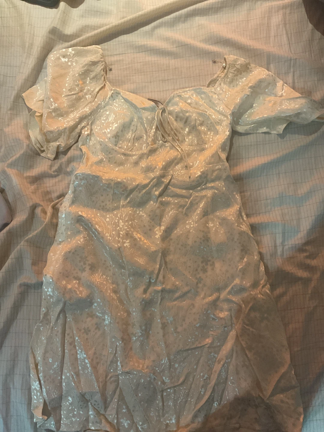Twik par Simons Cream Floral Dress