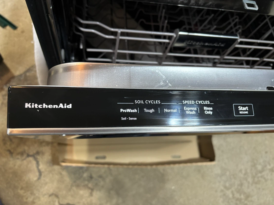 KitchenAid Dishwasher, Stainless, 3rd Rack - Works Great - photo 2