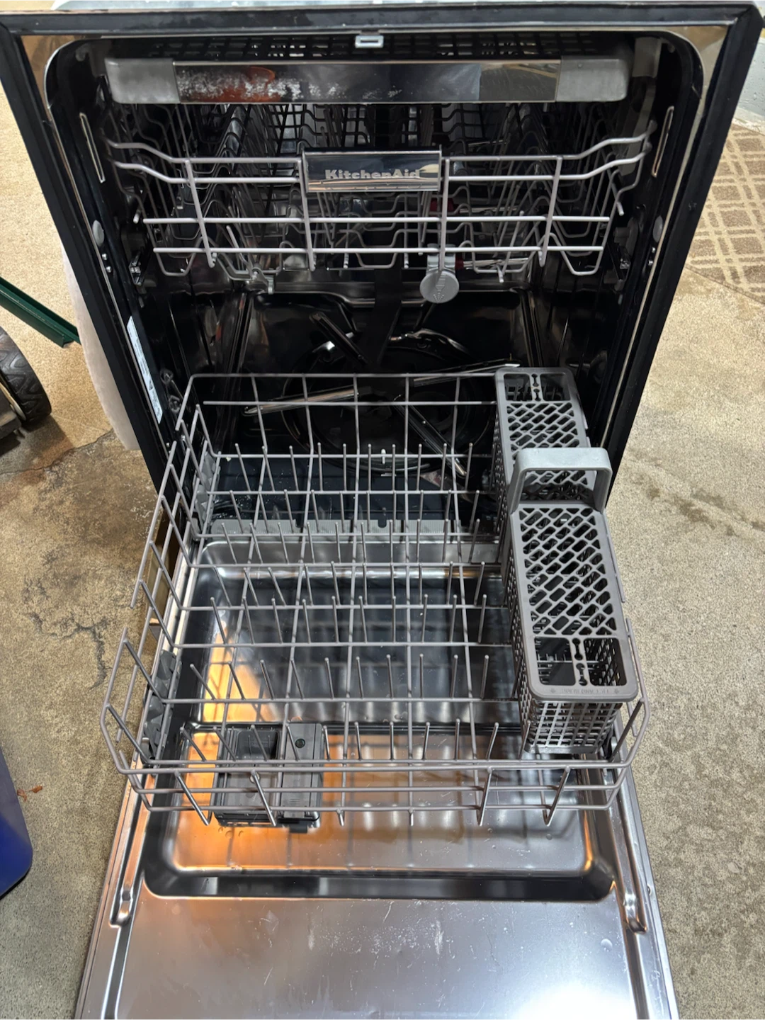 KitchenAid Dishwasher, Stainless, 3rd Rack - Works Great - photo 5