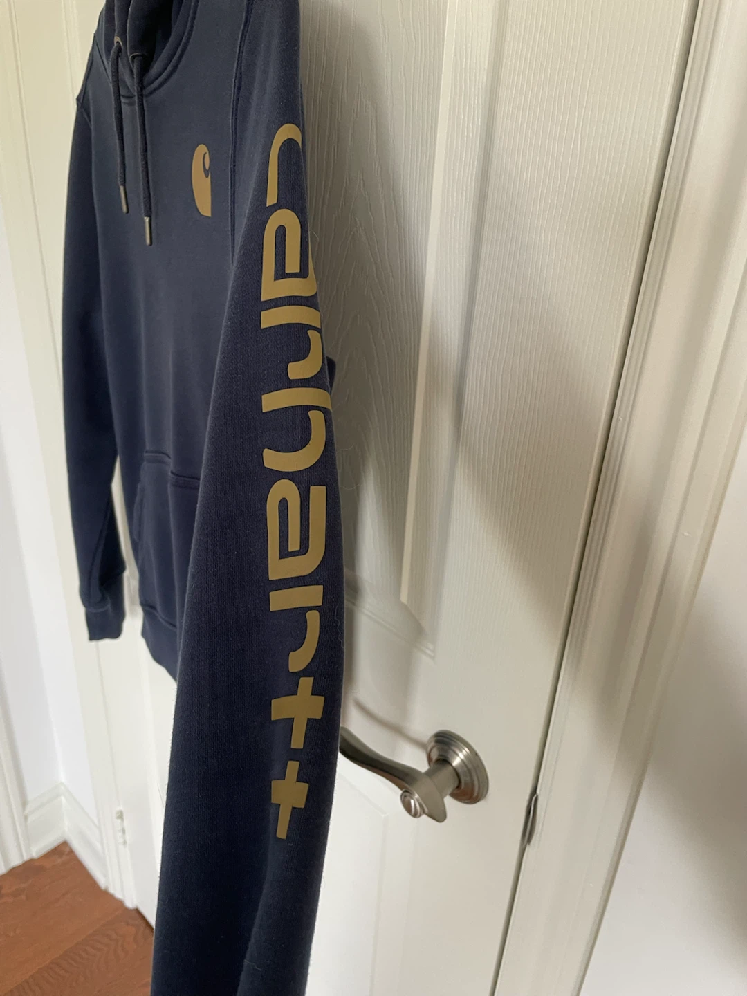 Carhartt Navy Relaxed Fit Hoodie Size S (4-6) - photo 2
