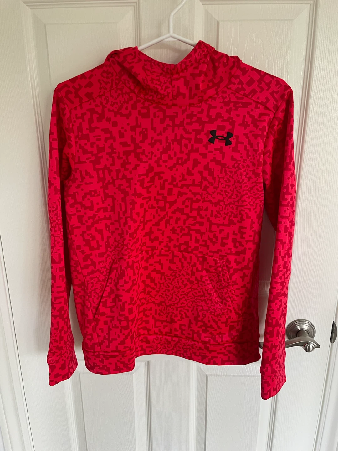 Under Armour Youth Red Patterned Hoodie