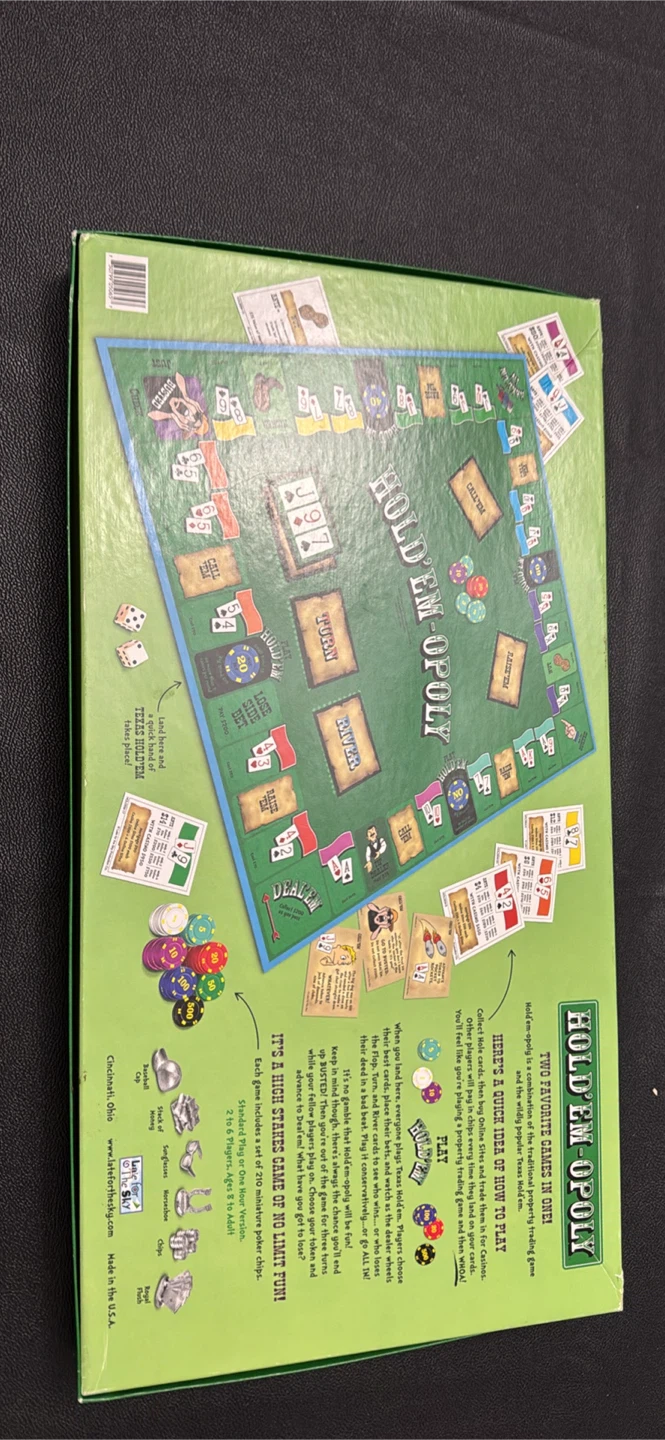 Hold'em-Opoly Board Game - photo 3