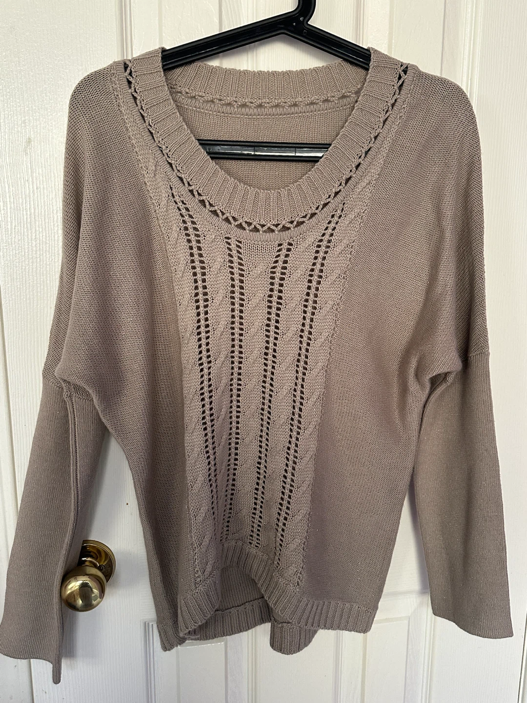 Taupe Knit Sweater