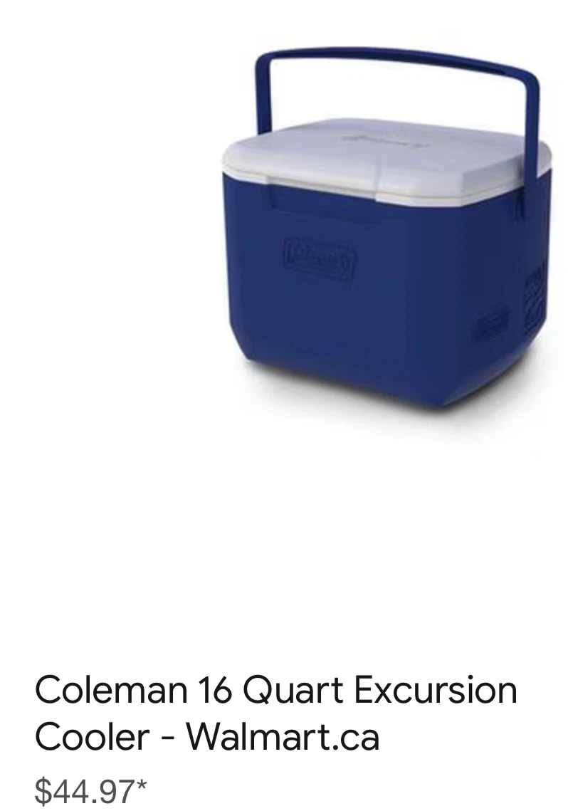 Coleman camping cooler thermos new chiller excursion - photo 3