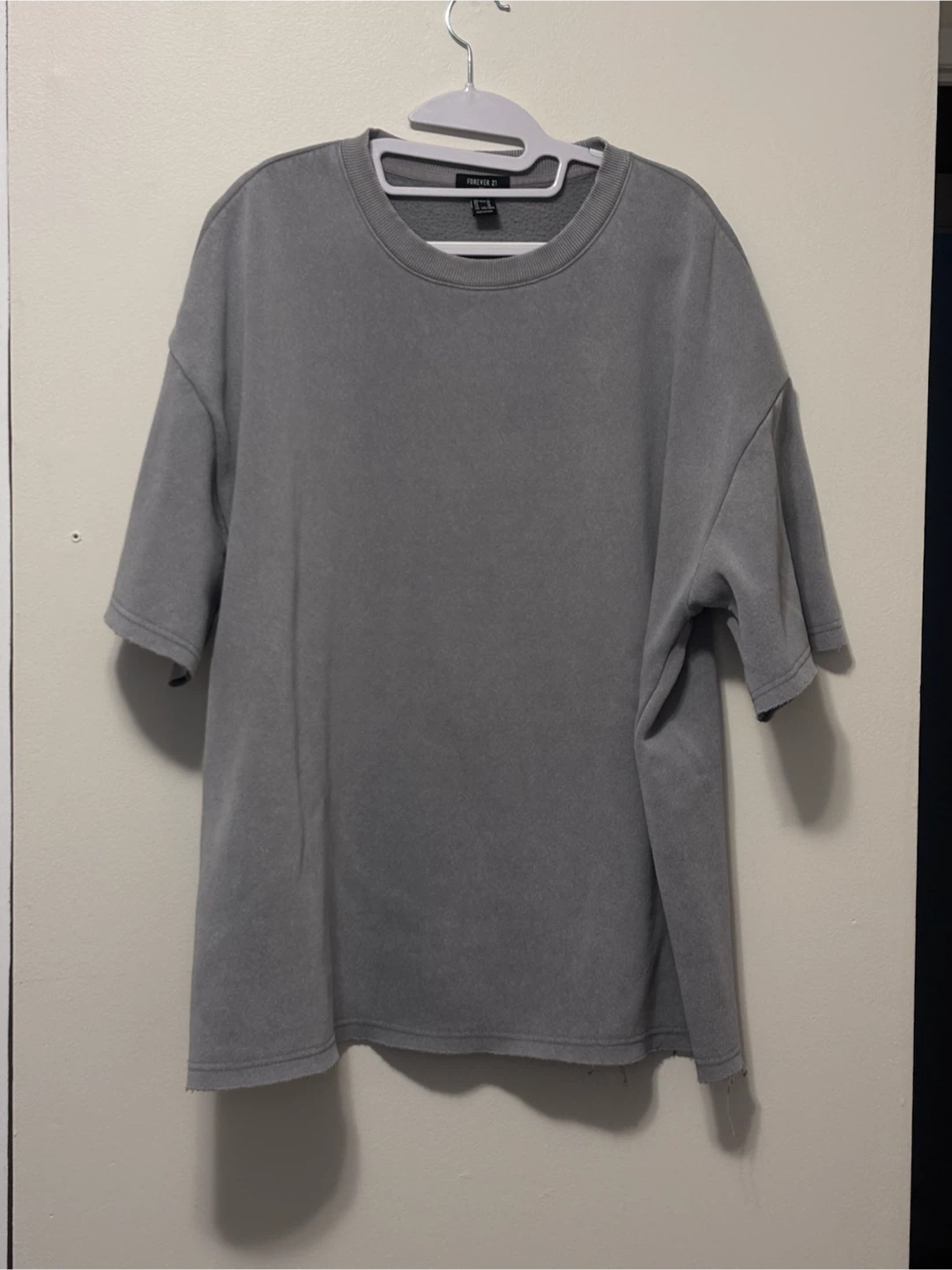 Forever 21 Men's Grey Short Sleeve Shirt