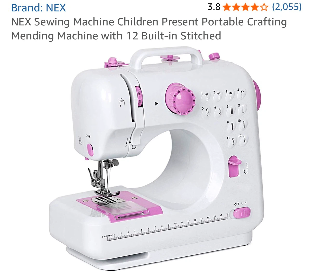 NEX Sewing Machine - photo 3