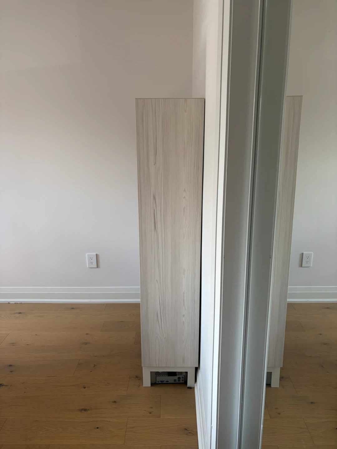 Light Wood Grain Bookshelf