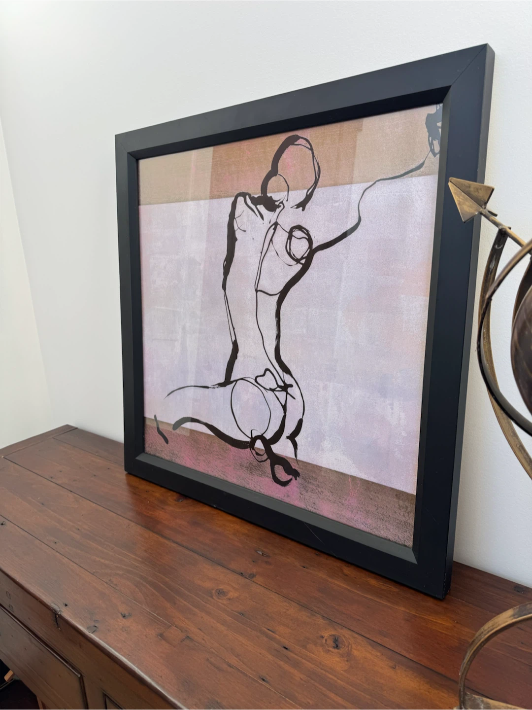 Framed Abstract Figure Wall Art - photo 5