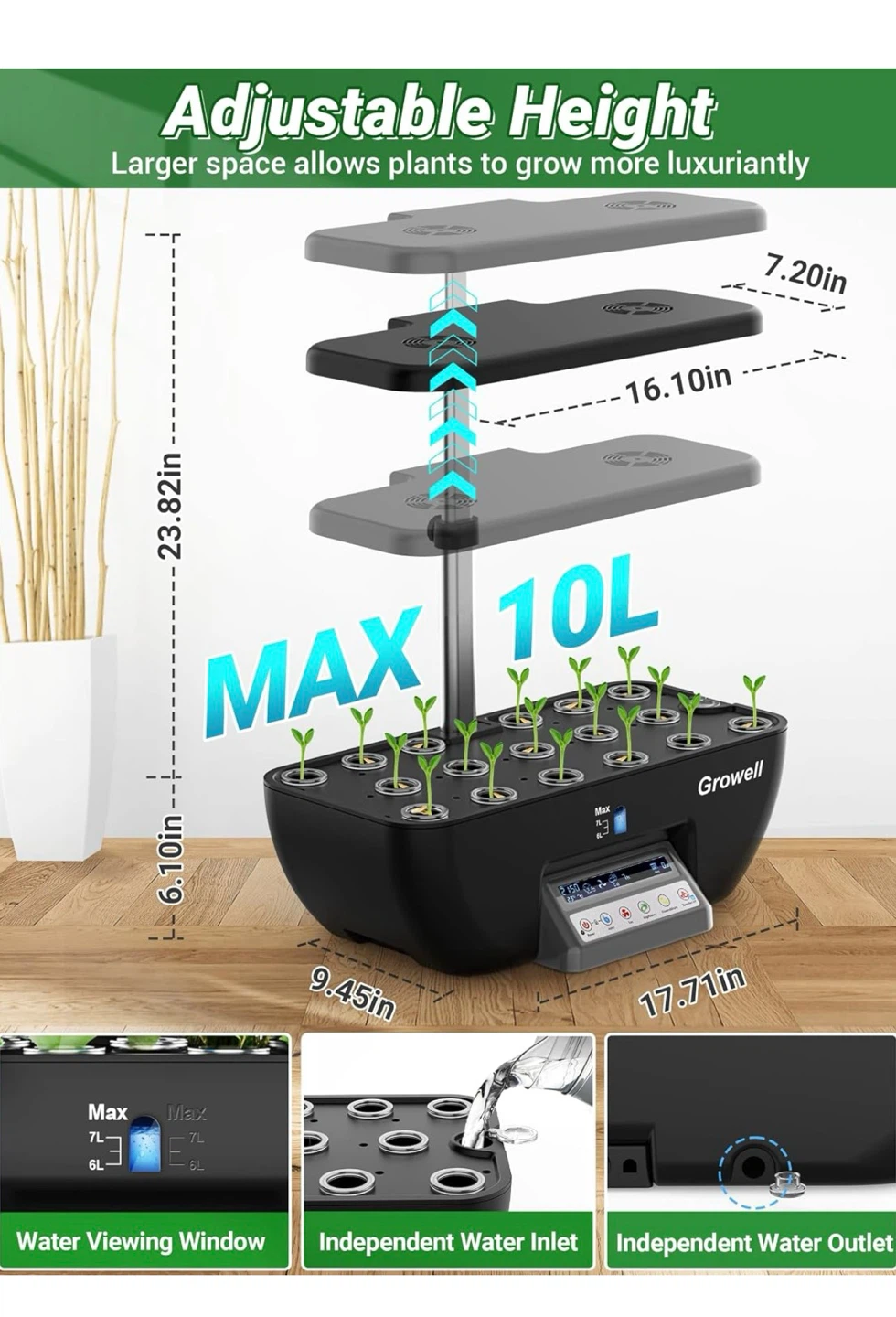 Hydroponics Growing System, Growell - photo 2