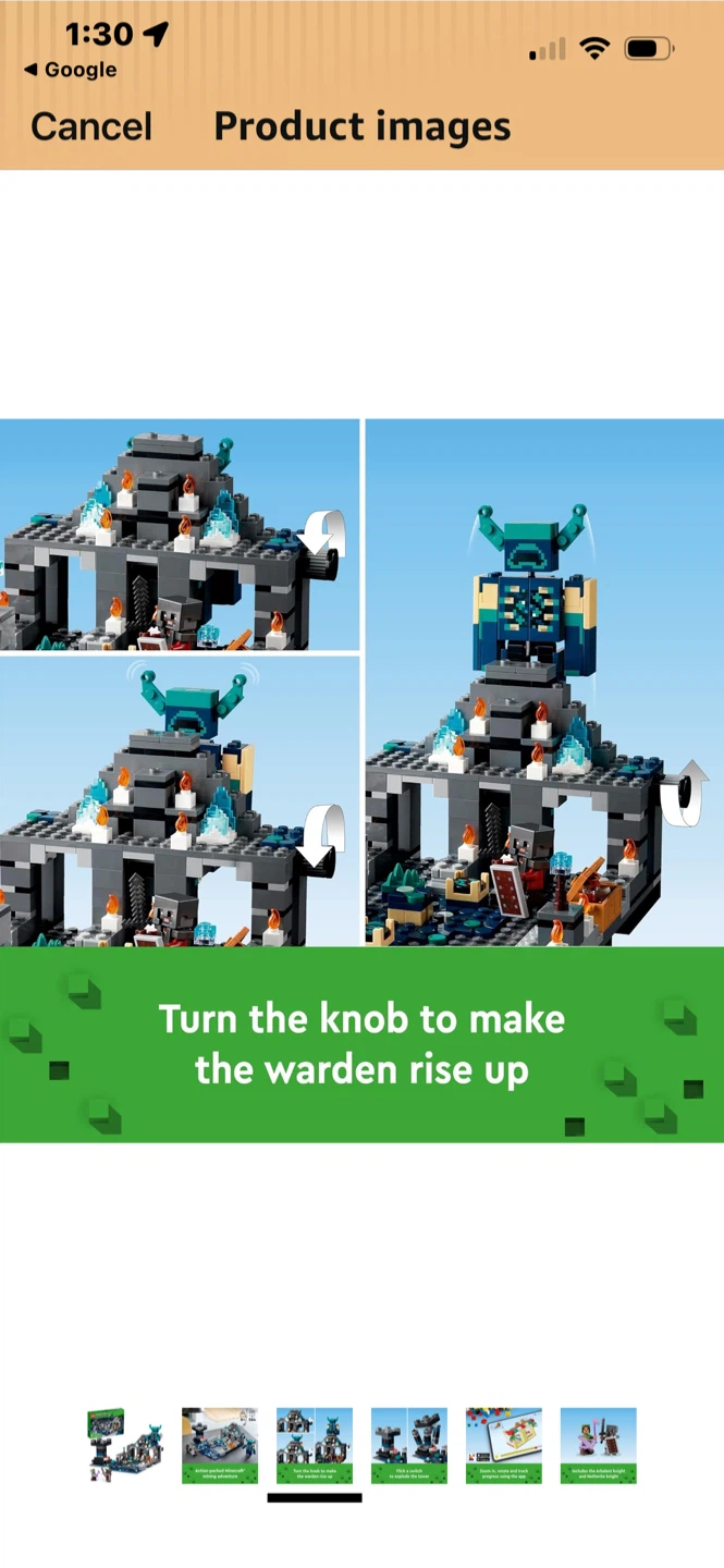 LEGO Minecraft The Deep Dark Battle Set, 21246 Biome Adventure - photo 4