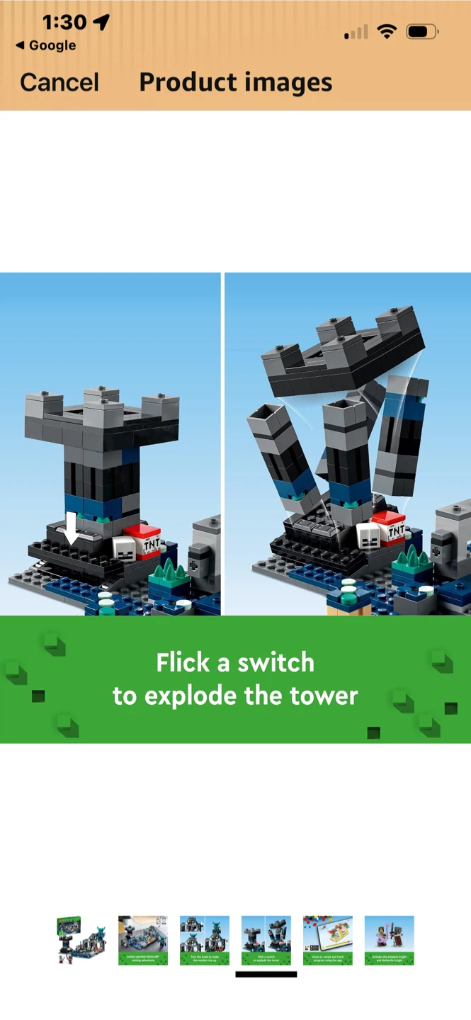 LEGO Minecraft The Deep Dark Battle Set, 21246 Biome Adventure - photo 5
