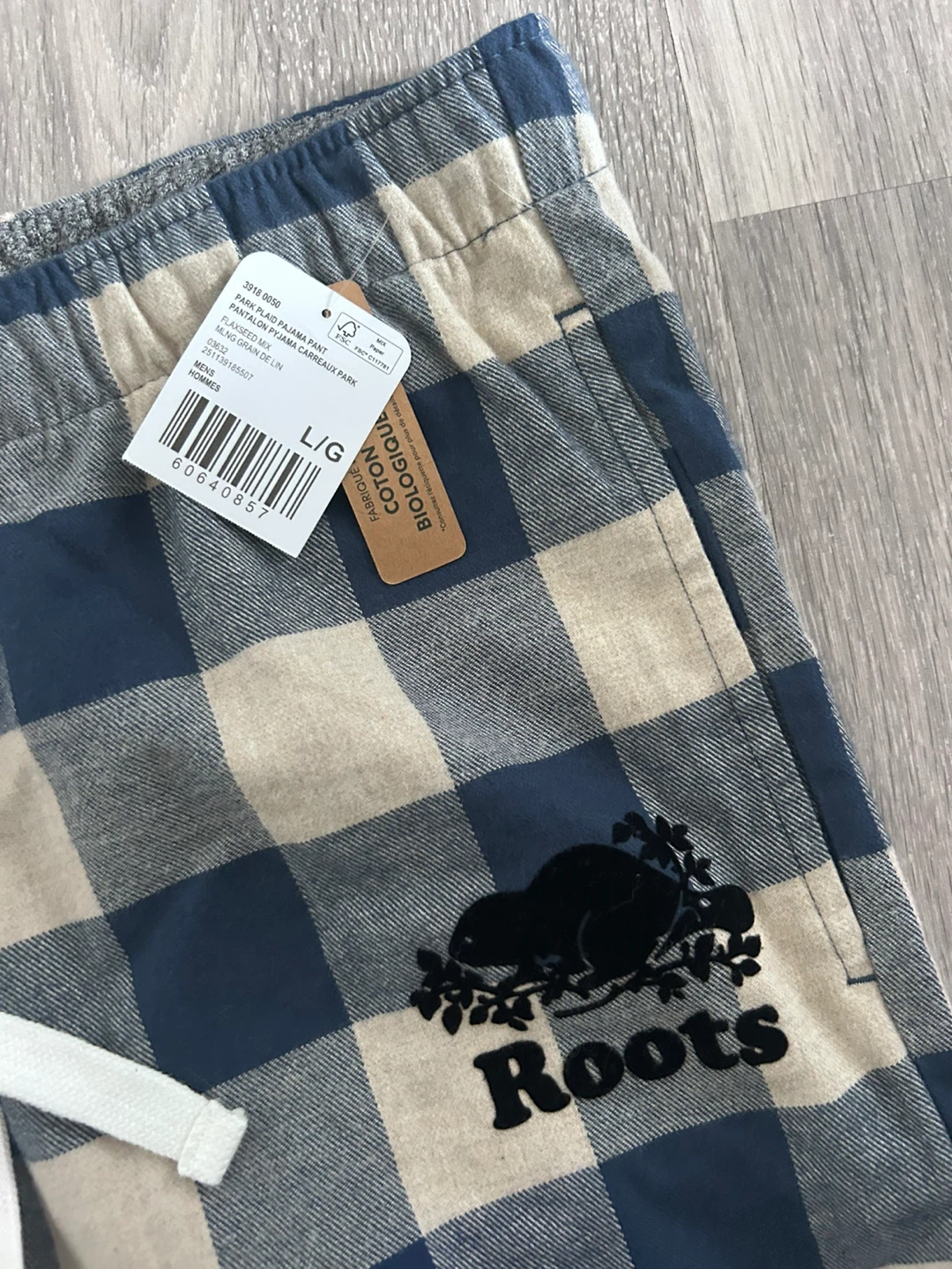 Roots Park Plaid Pyjama Pants- NWT - photo 3