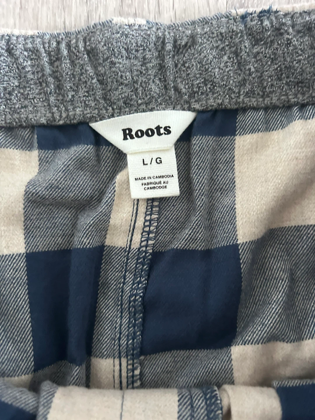 Roots Park Plaid Pyjama Pants- NWT - photo 4