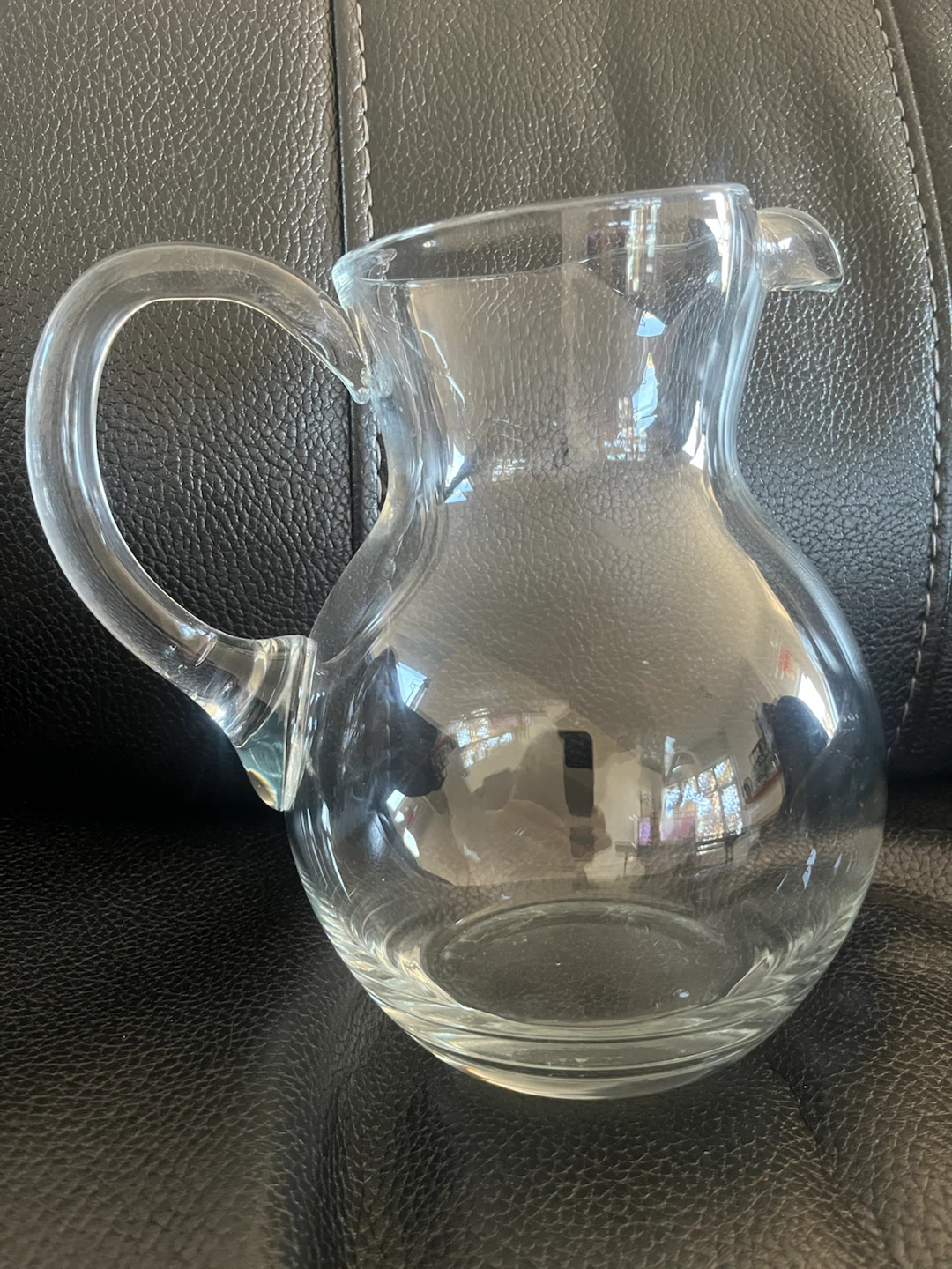 Clear Glass Pitcher