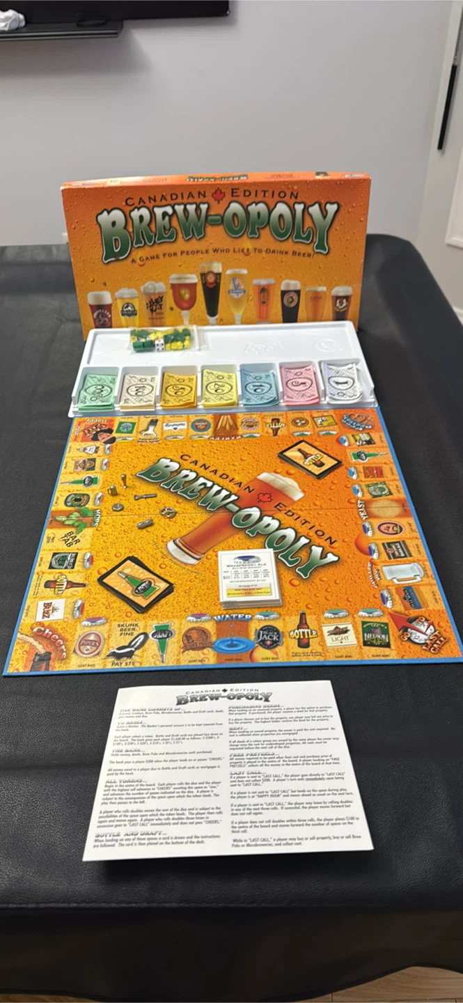 Brew-Opoly Canadian Edition Board Game - photo 3
