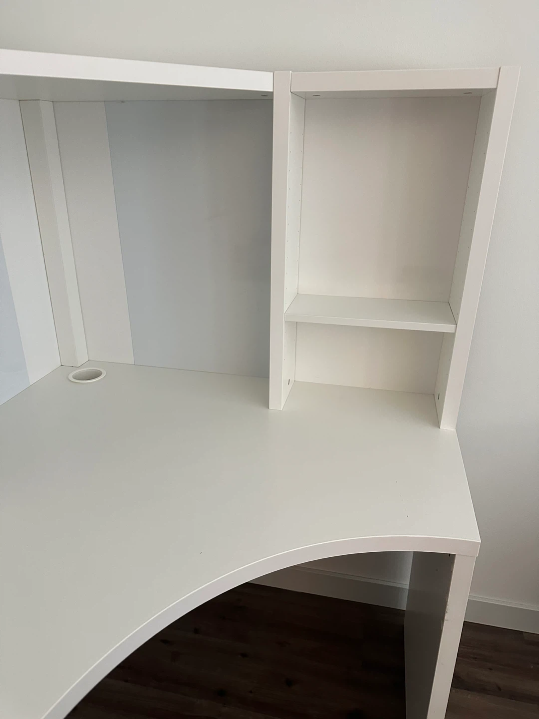 White Corner Desk - photo 5