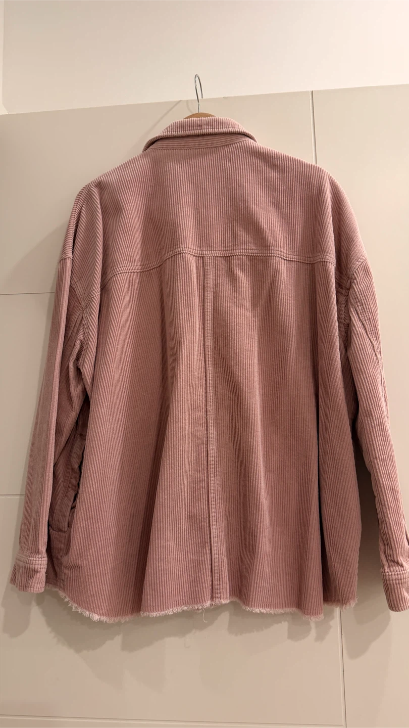 Zara Pink Corduroy Shirt Jacket - photo 2