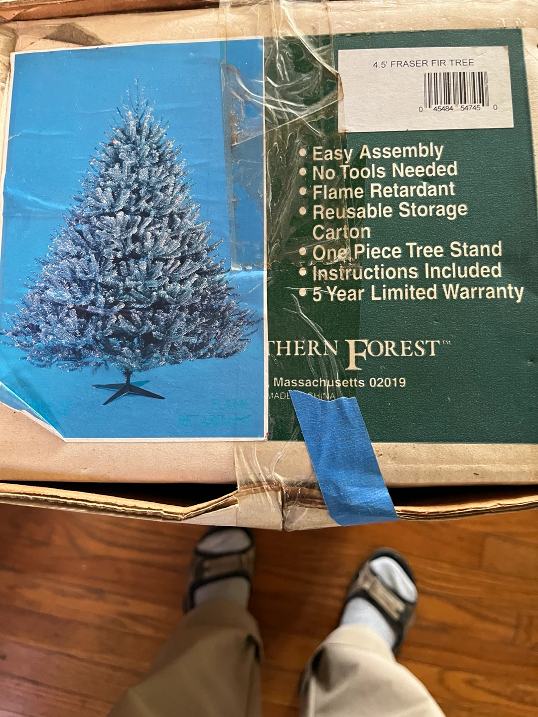 Northern Forest 4.5' Fraser Fir Artificial Tree