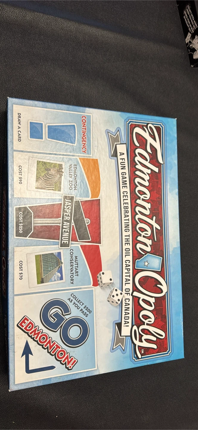 Edmonton-Opoly Board Game