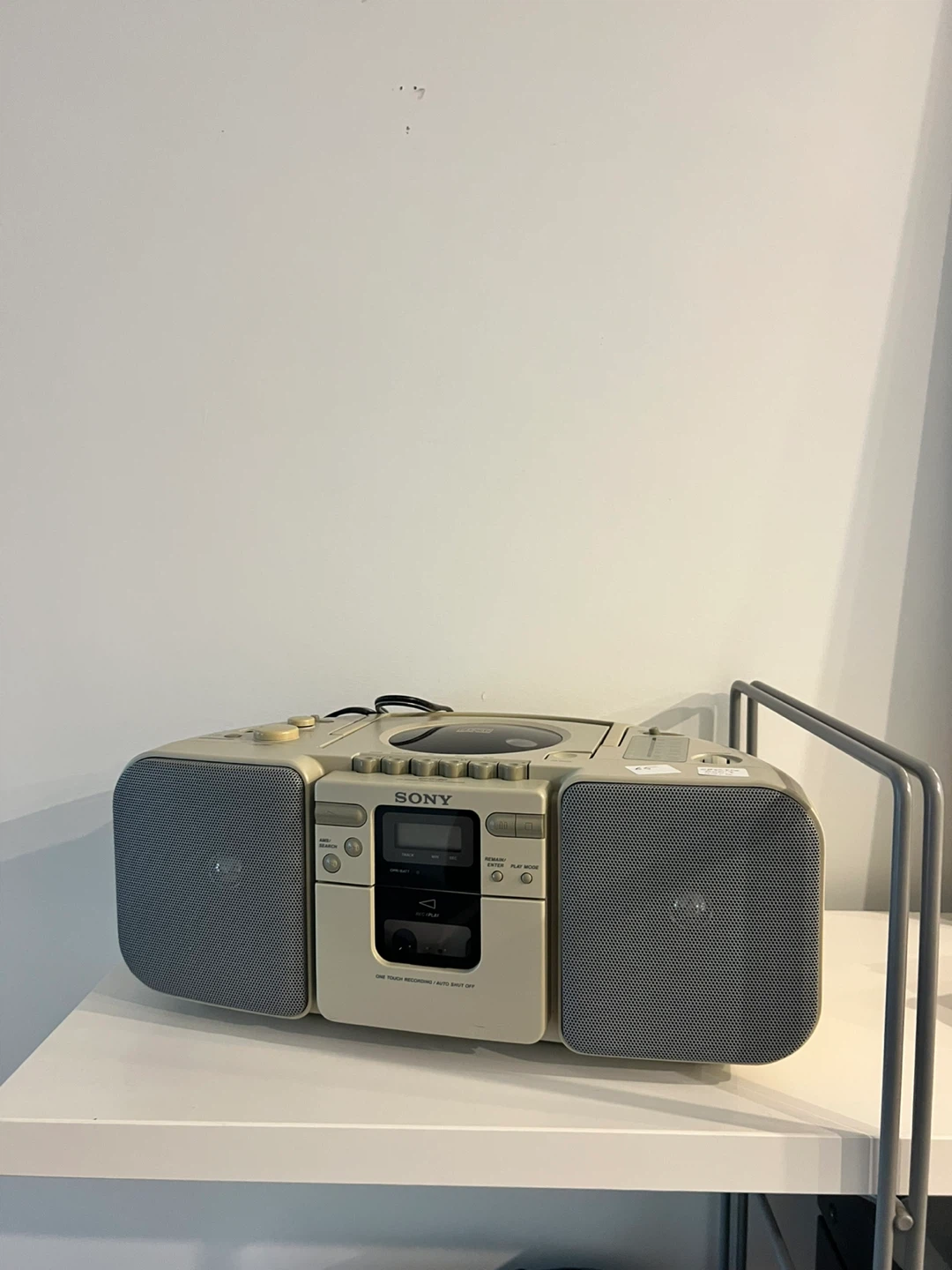 Vintage Sony CD Cassette Radio