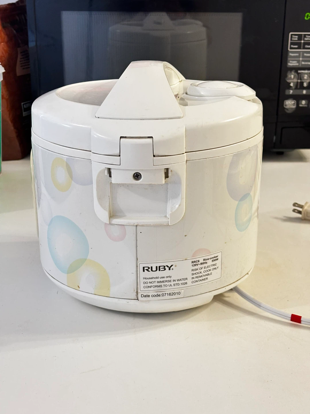 Ruby Rice Cooker Model RRC6 - photo 3