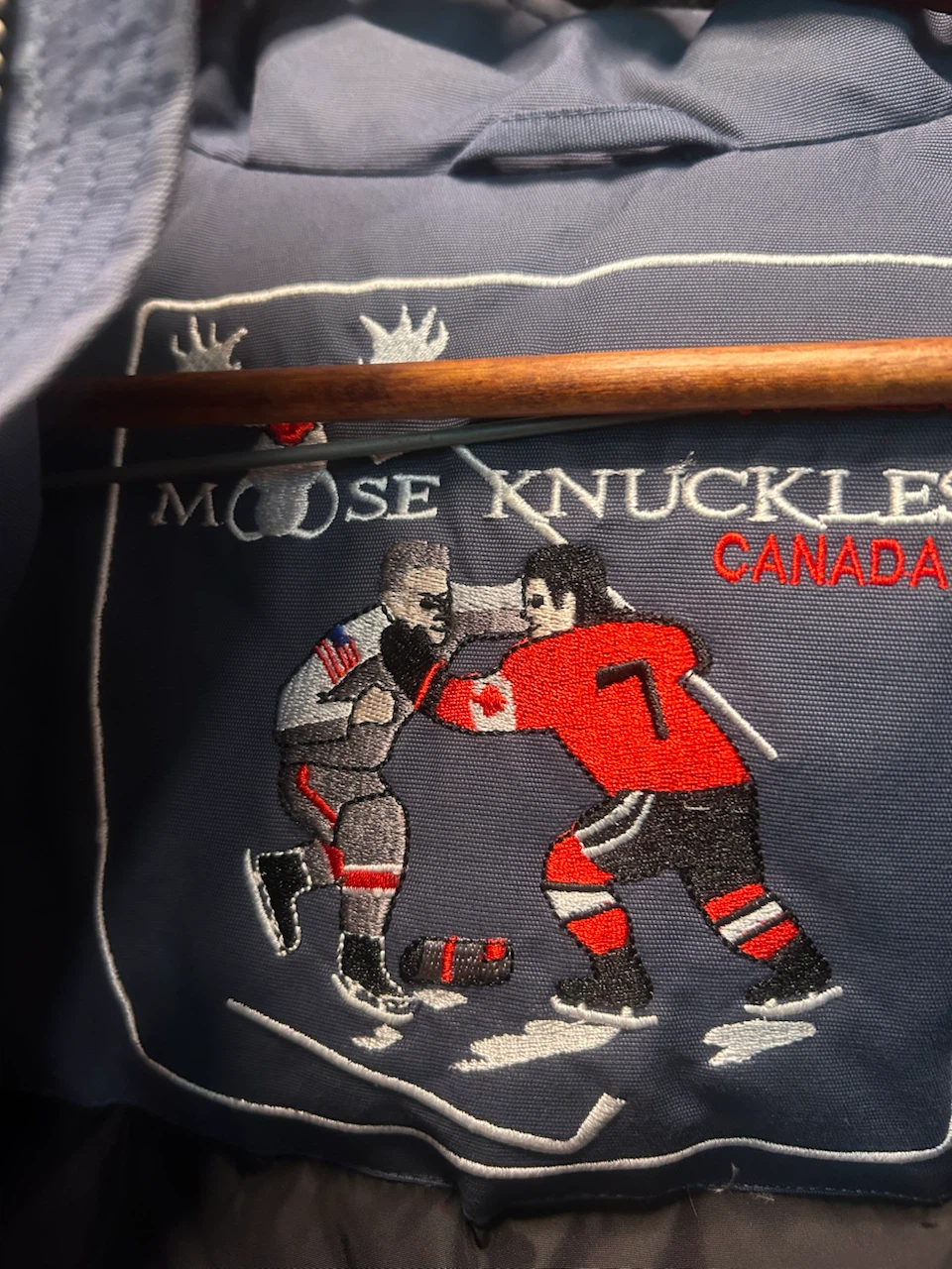 Moose Knuckles Parka - Navy - Size S/P - photo 3