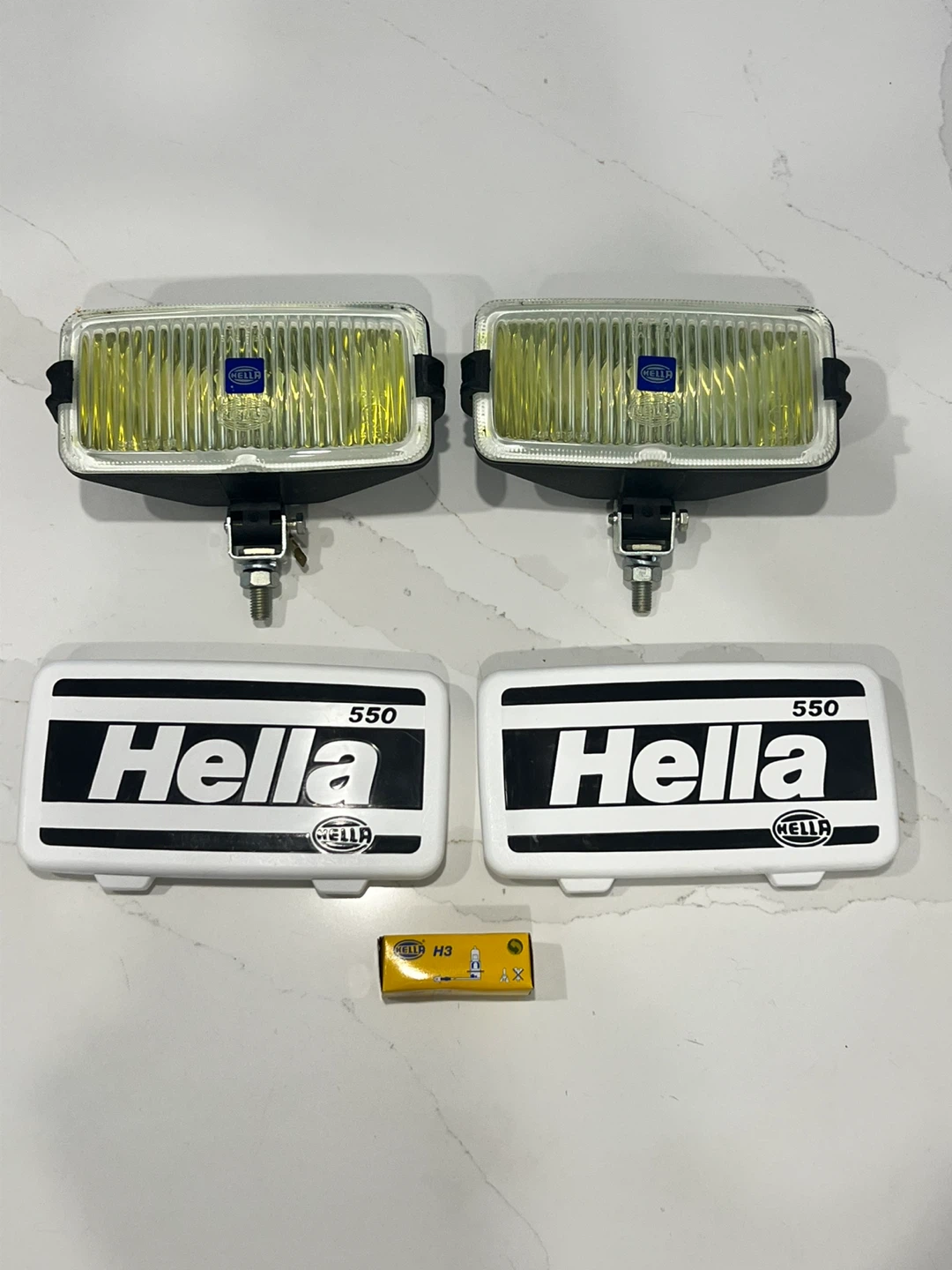 Hella 550 Yellow Fog Lights
