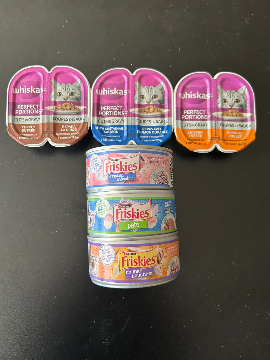 Whiskas and Friskies Cat Food Assortment
