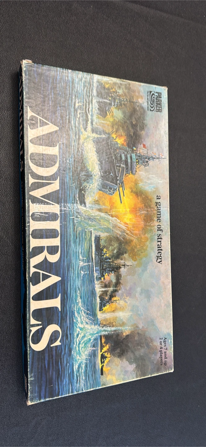 Vintage Admirals Board Game by Parker Brothers
