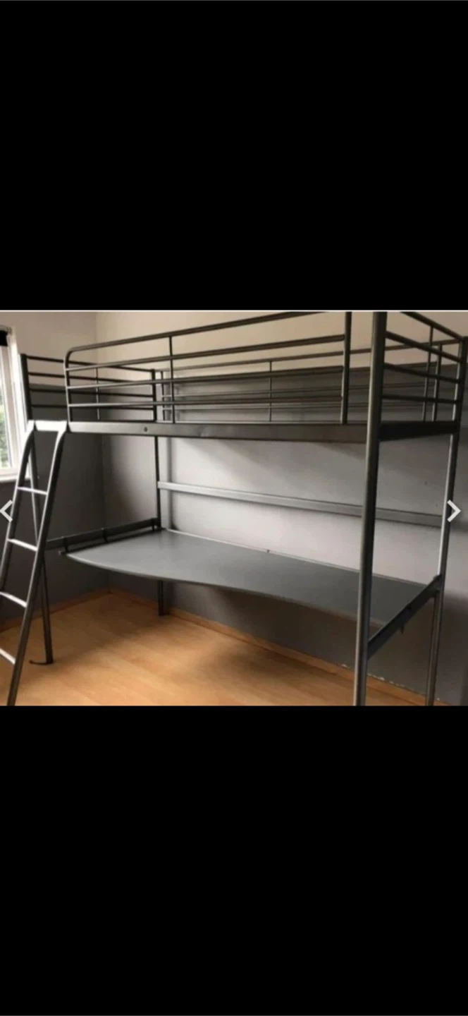 IKEA Vitval Loft Bed with Desk