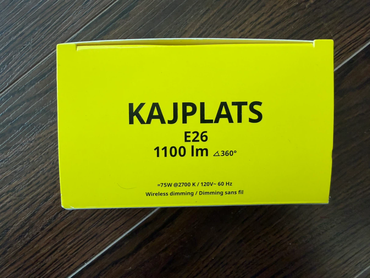 IKEA KAJPLATS light bulb with dimmer - photo 2