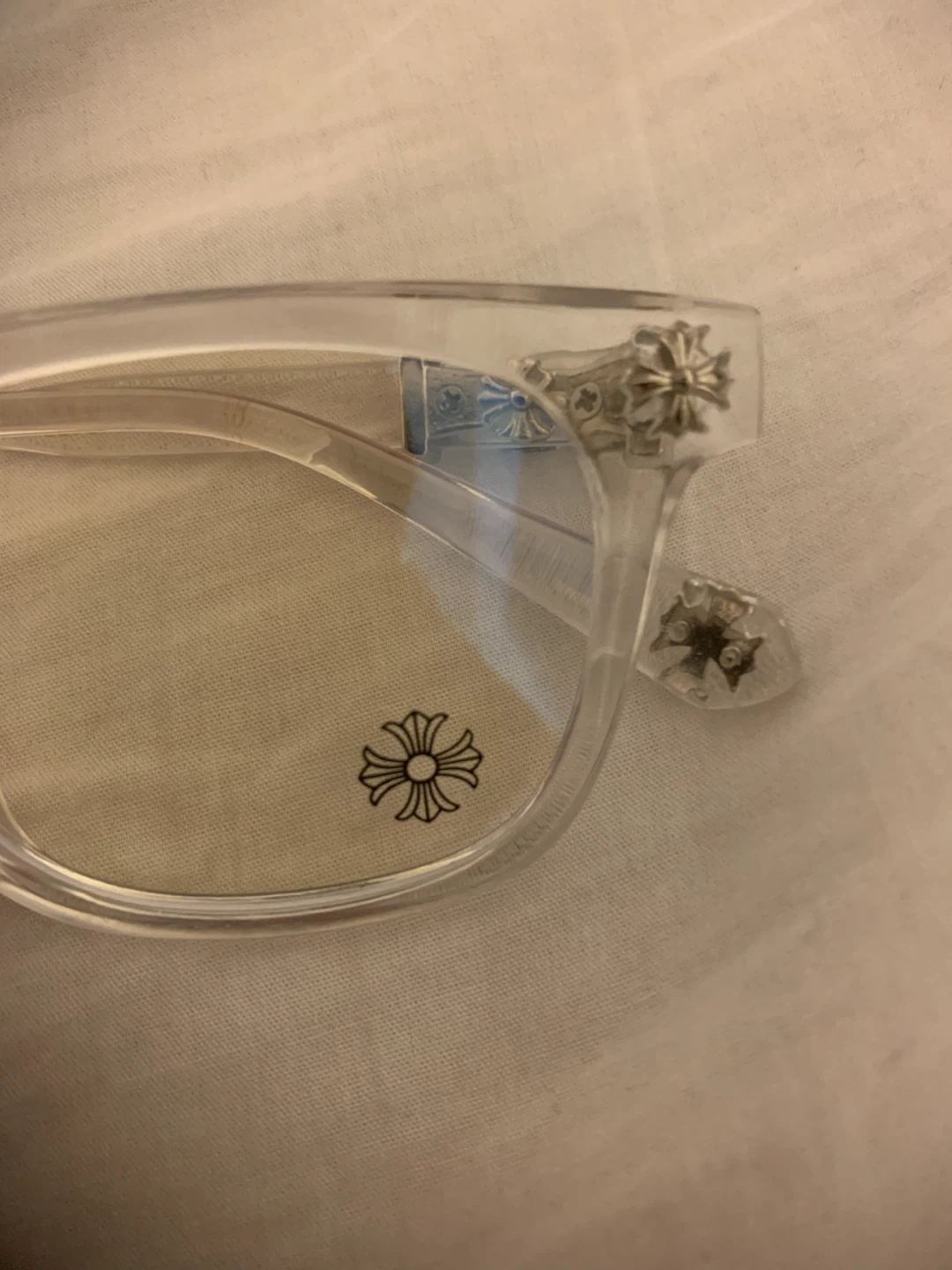 Chrome Hearts Clear Frame Glasses - photo 3