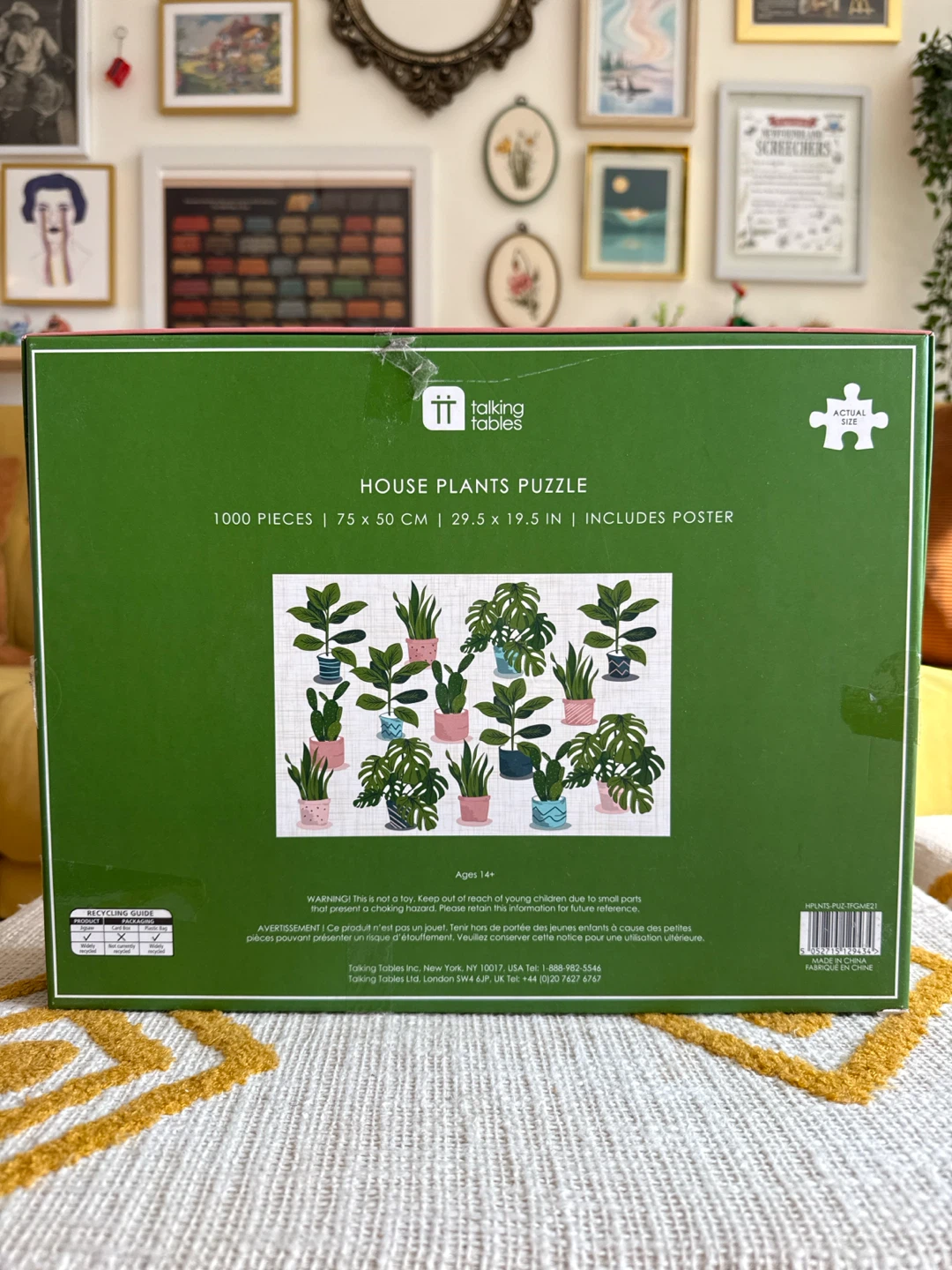 Talking Tables House Plants 1000 Piece Puzzle - photo 2