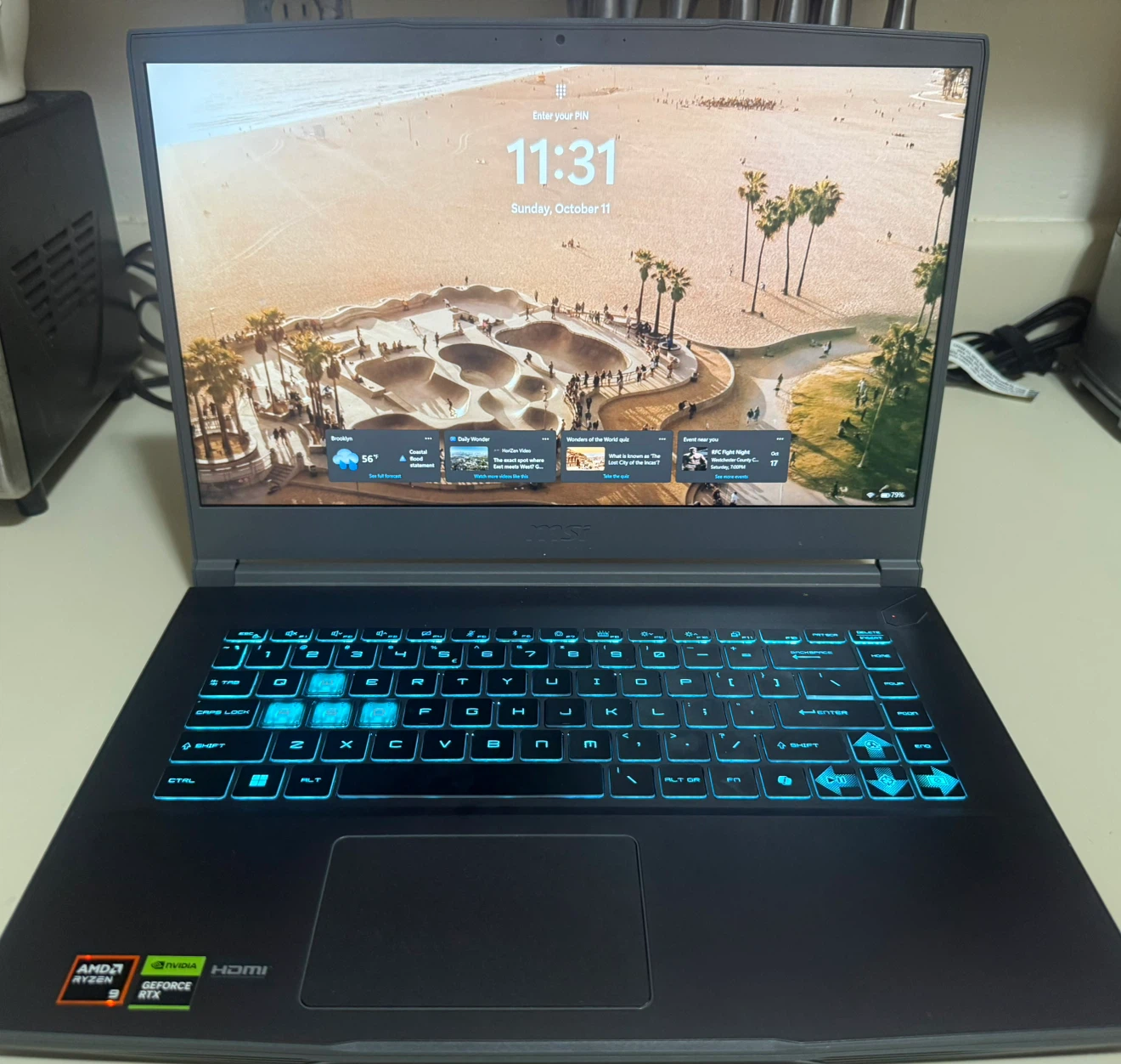 MSI Thin A15 AI B8VF Gaming Laptop - photo 2