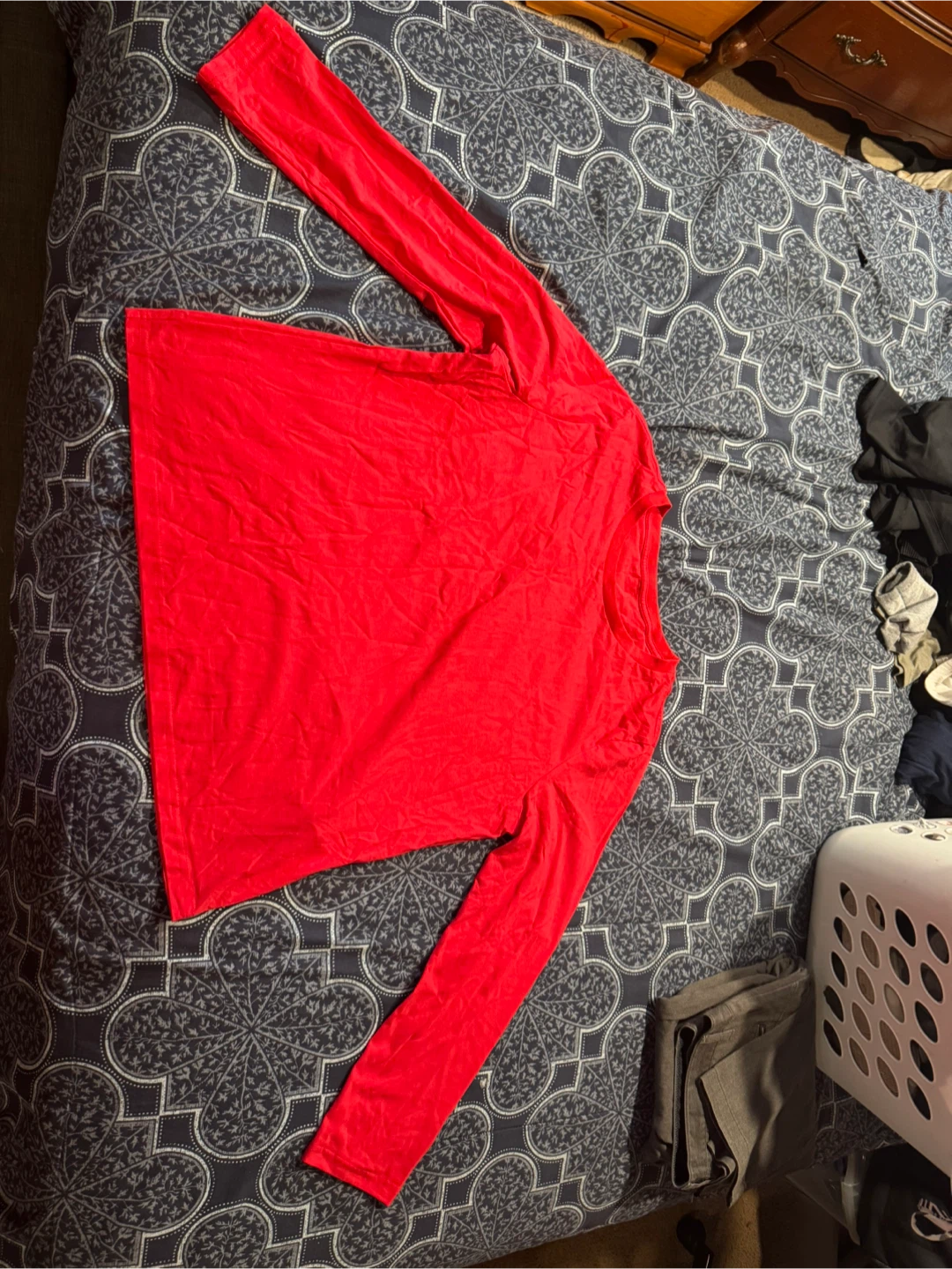 Red Long Sleeve Shirt