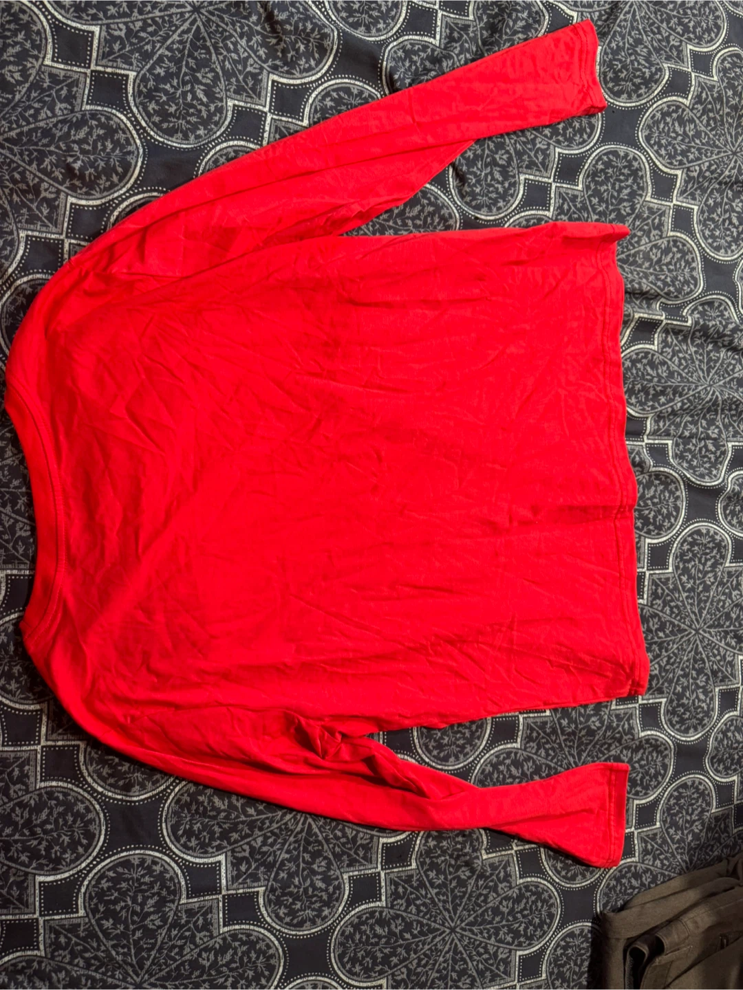 Red Long Sleeve Shirt - photo 3