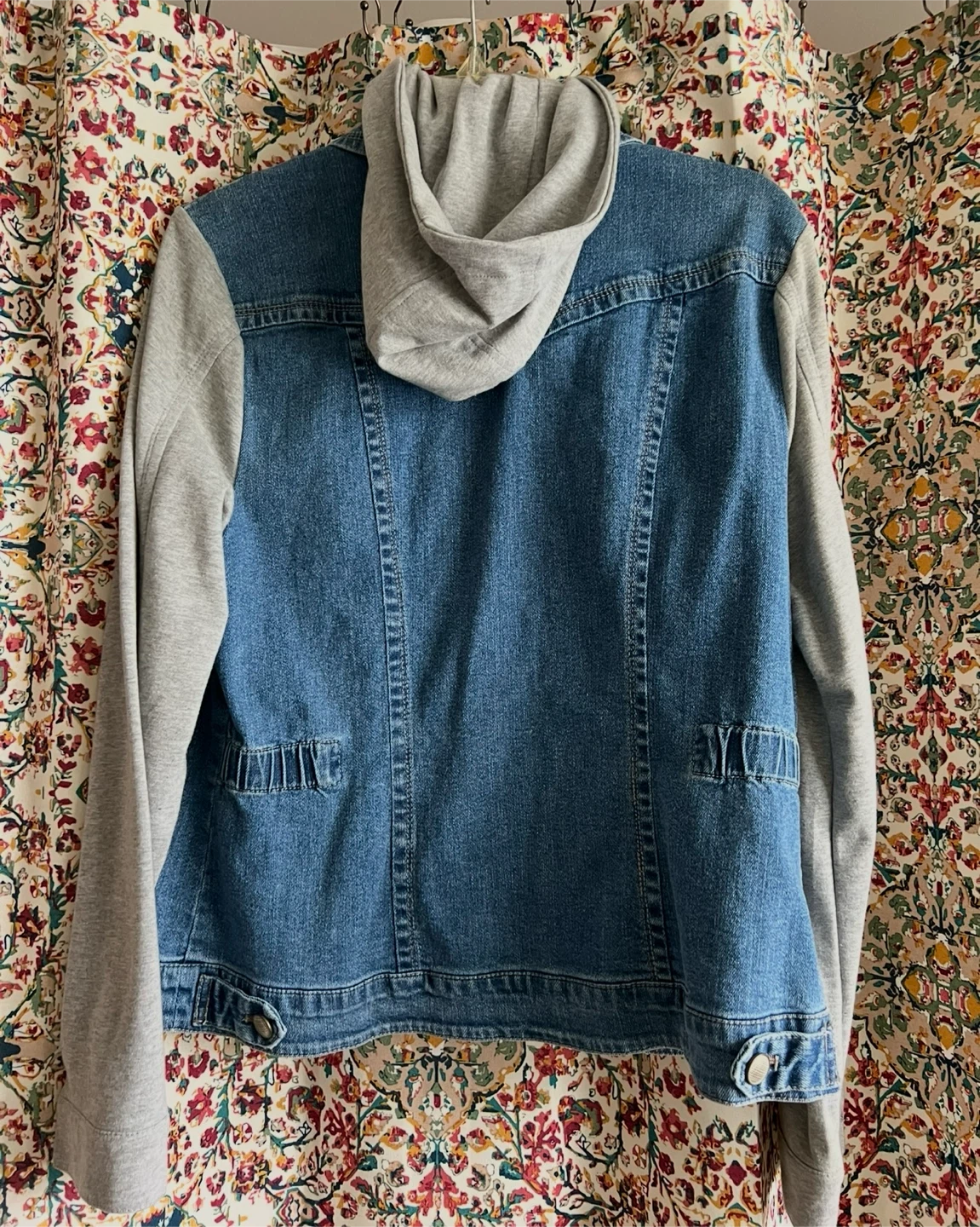 OSO Casual Denim Jacket with Hood - photo 2